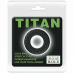 Эрекционное кольцо "TITAN", черное, 3.9 см